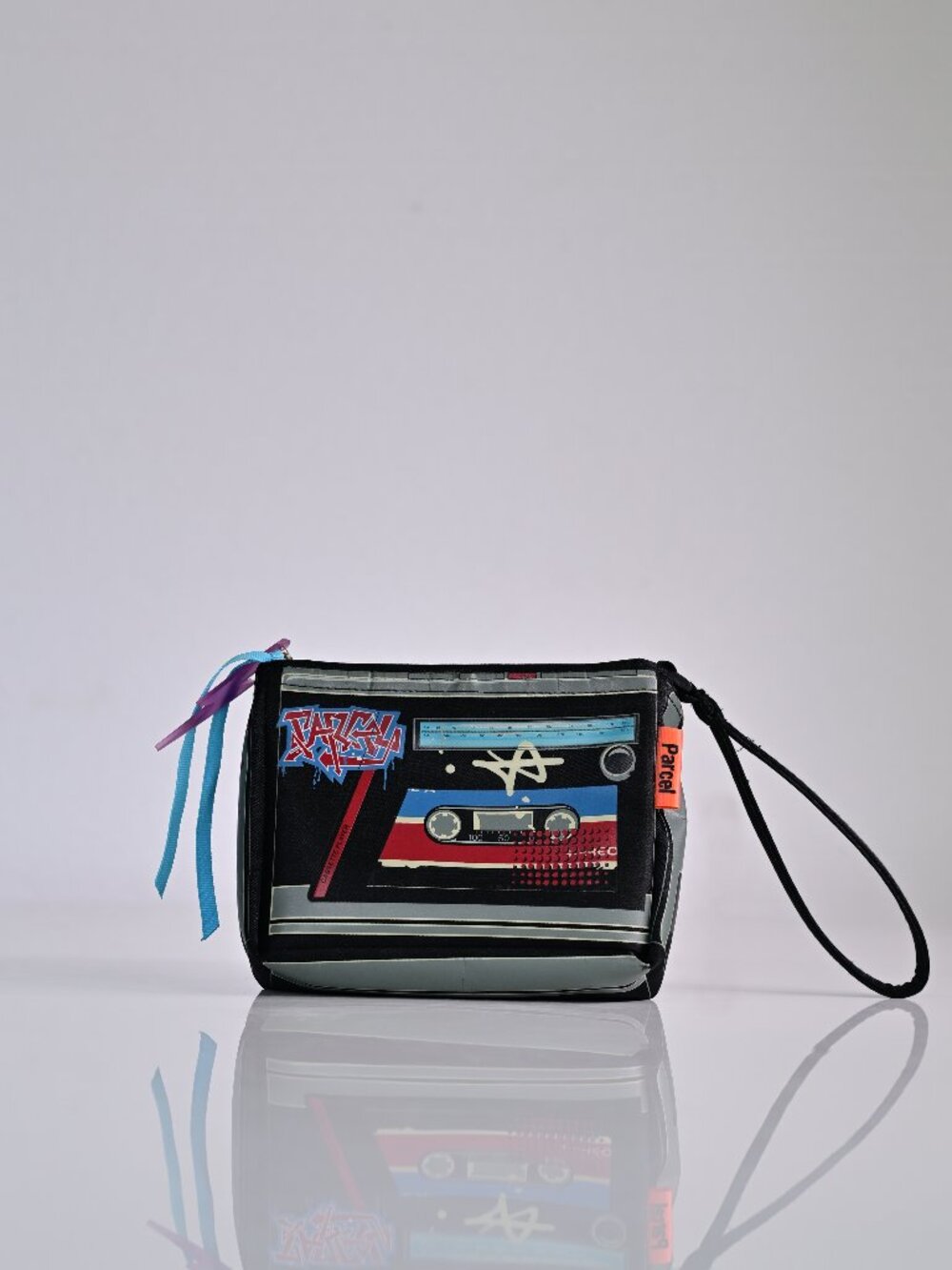 Y2K Parcel Loop NYC Retro Cassette Wristlet